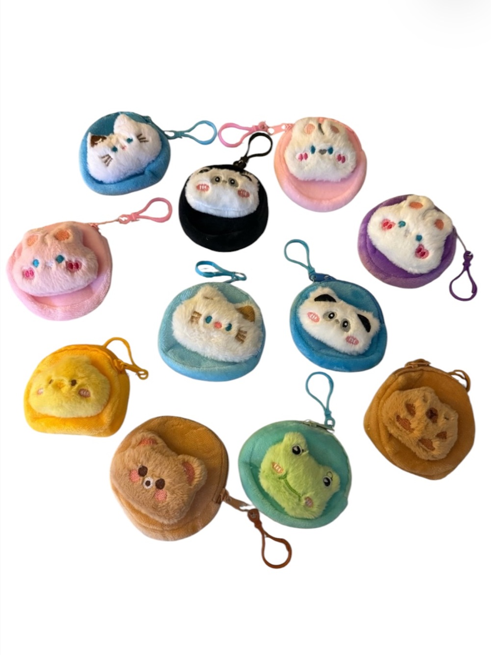 Animal Coin & Card Holder Keychains